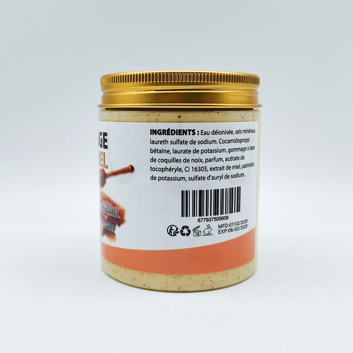 Gommage Corporel au Miel ZOEVBEAUTY – 250 g